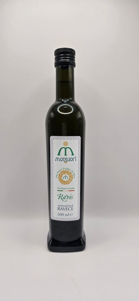 Montuori - Ravis (Monovarietale di Ravece) Olio Biologico EVO - 0,50L