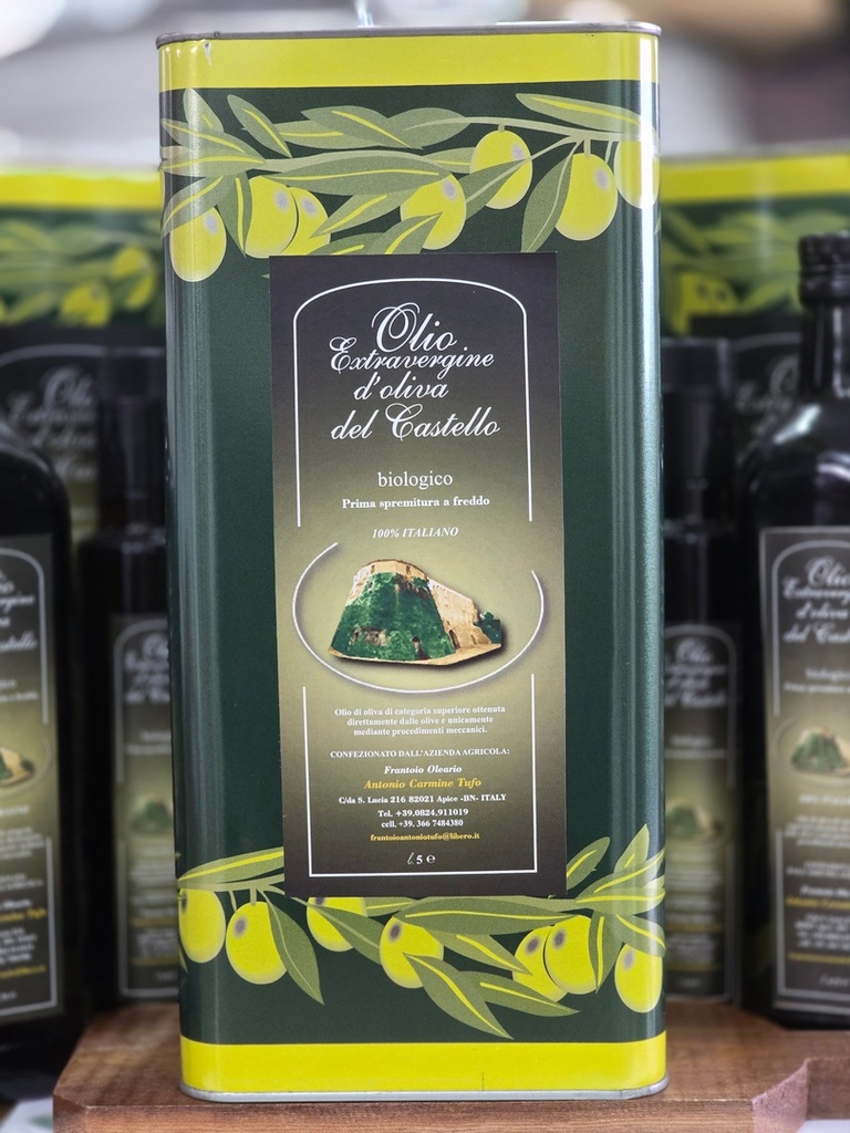 Olio Biologico Extravergine di Oliva Tufo 5L