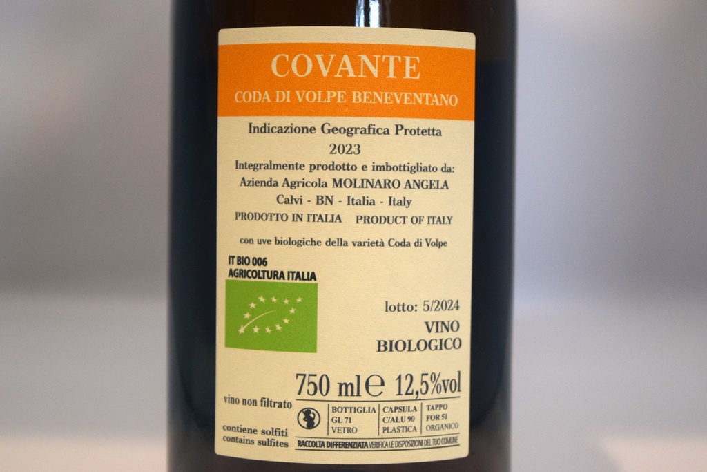 Cantina Bosco Sant'Agnese - Covante - Coda di volpe Beneventano 0,75