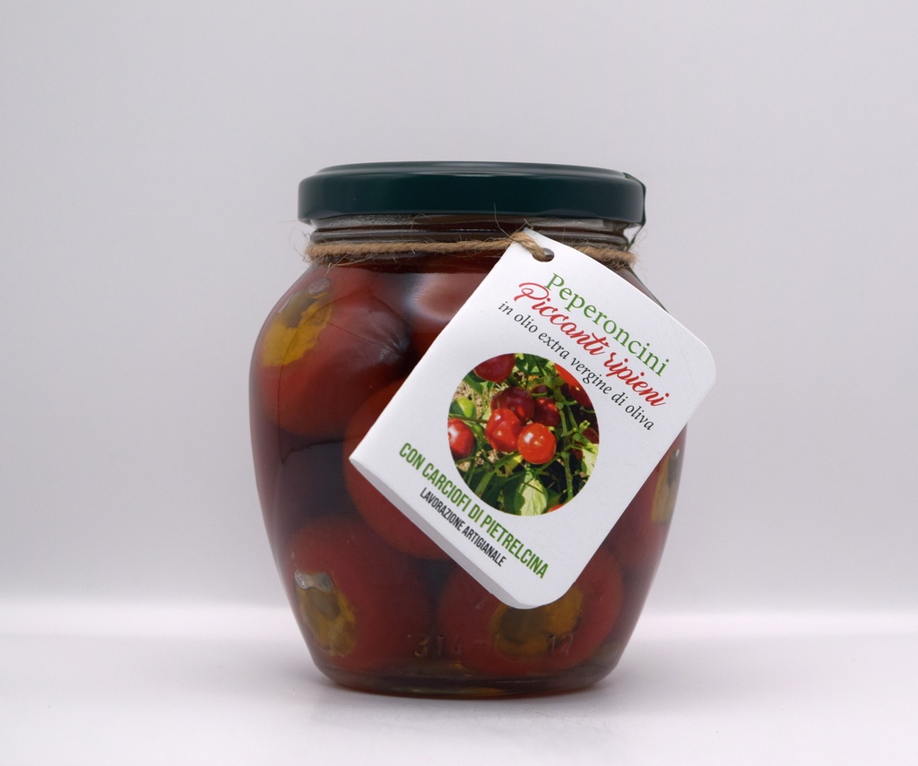 Azienda agricola Caruso - Peperoncini ripieni con Carciofi