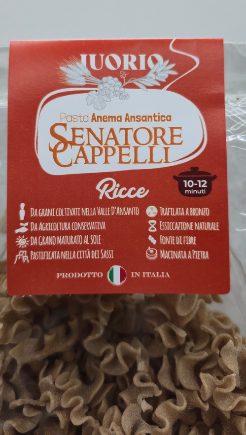 Pasta Anema Ansantica Senatore Cappelli - Ricce