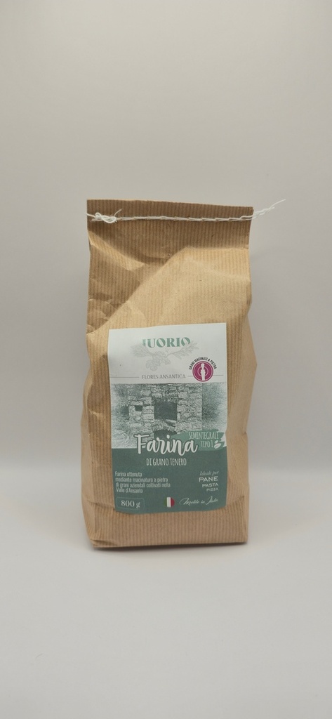 Flores Ansantica Grano tenero moderno  - Farina Tipo 1 - 800 gr
