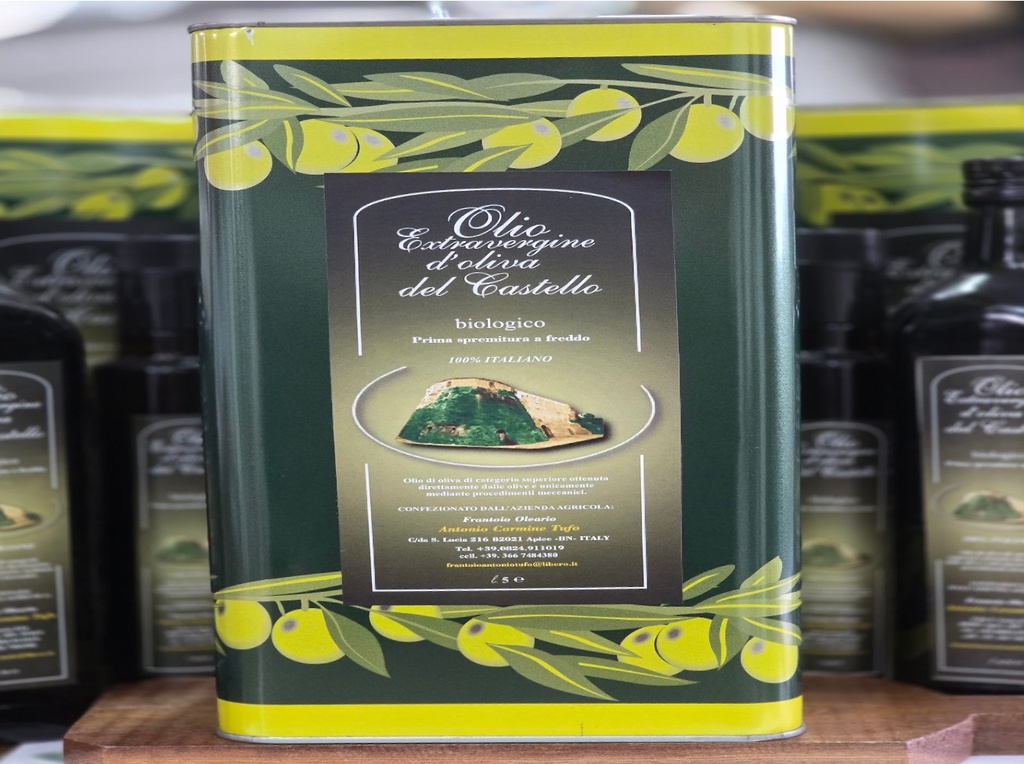 Olio Biologico Extravergine di Oliva Tufo 5L