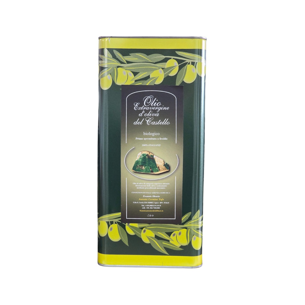 Olio Biologico Extravergine di Oliva Tufo 5L