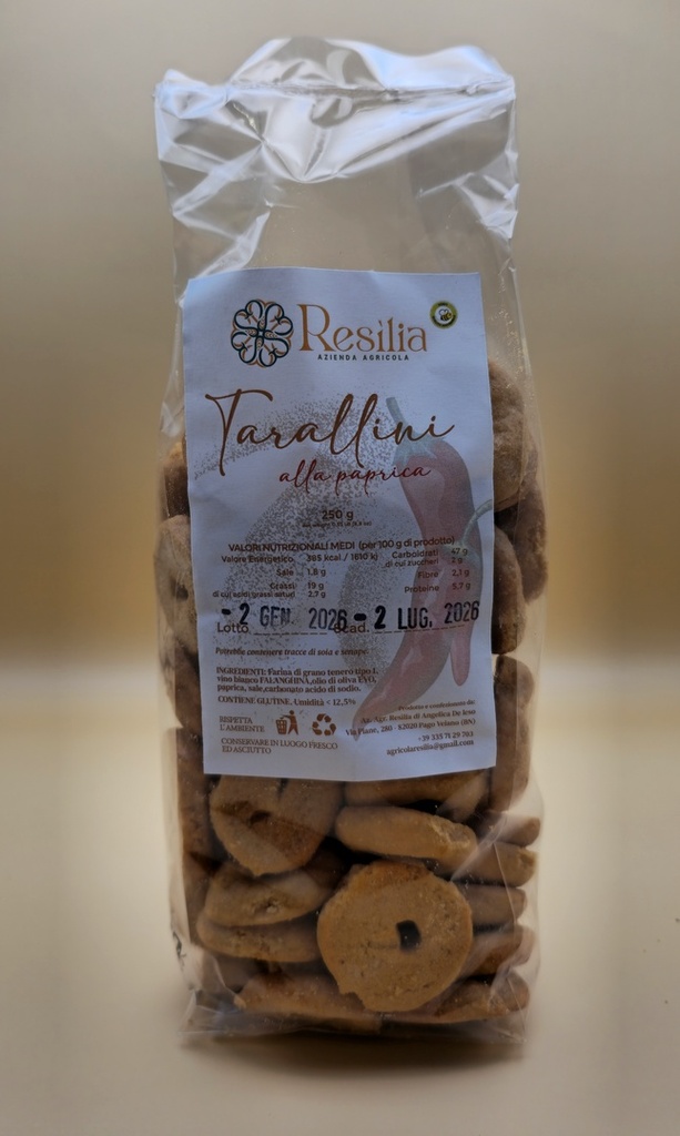 Tarallini - Alla Paprica - 250g Resìlia