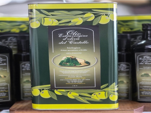 Olio Biologico Extravergine di Oliva Tufo 5L