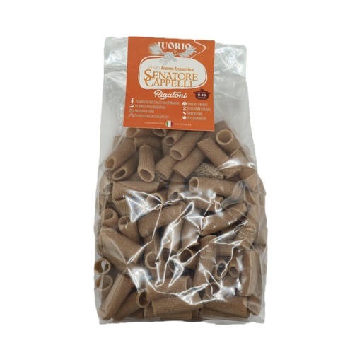 Pasta Anema Ansantica Senatore Cappelli - Rigatoni