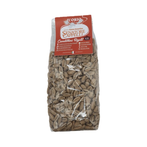 Pasta Anema Ansantica Senatore Cappelli - Cavatellini Rigati